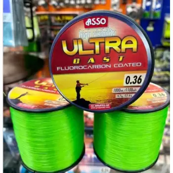 Żyłka ASSO - Ultra Cast Fluo Green 0,30mm 1000m